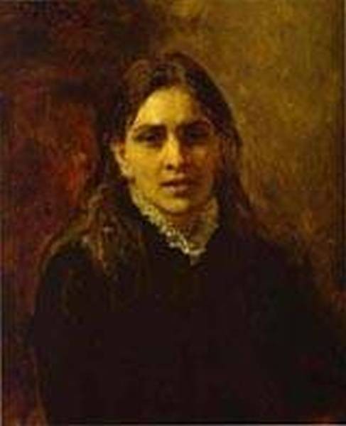 portrait of the actress pelageya strepetova 1882 XX moscow russia